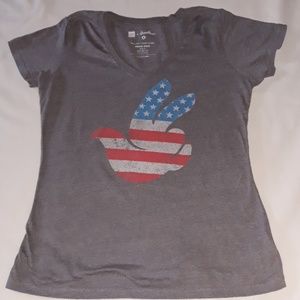 Gap American Peace Sign Tshirt